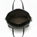 Bolso negro Y2K con tachuelas plateadas y correa ajustable