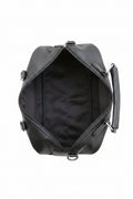Bolso negro Y2K con corazón alado y detalles metálicos